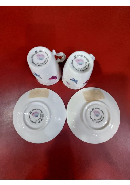 Butterfly Türk Kahve 2'li Set Kadife Kutulu Ingiliz England indirimleri