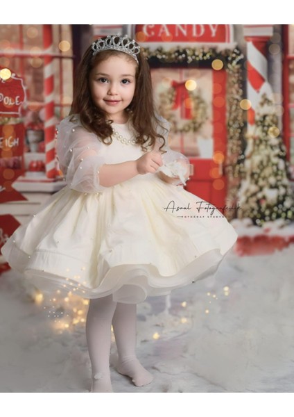 Inci Lady Vintage Kız Bebek Elbisesi,doğum Günü,fotoğraf Çekim Elbise,0-10 Yaş Uygun