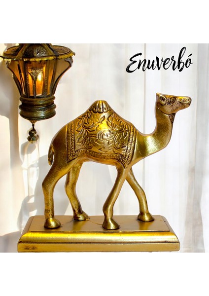Polyester Oturan Deve Biblo - Altın indirimleri