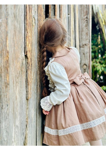 Şapkalı Retro Krem Vintage Kız Bebek Elbise,doğum Günü Elbise,fotoğraf Çekim Elbise,0-12 Yaş Uygun fırsatları
