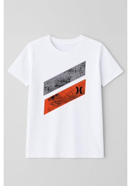 Erkek %100 Pamuk Bisiklet Yaka Baskılı T-Shirt modelleri