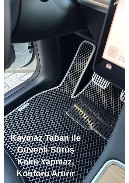 Renault Fluence 2010–2016 Eva 3D Paspas Seti Siyah Beyaz