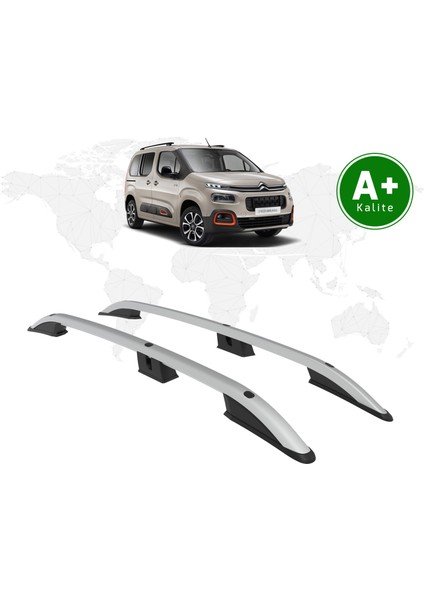 Citroen Berlingo Tavan Çıtası Kısa Şasi 2019 Model Ve Sonrası Gri