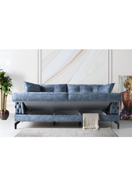 Evna Blue Koltuk Takımı