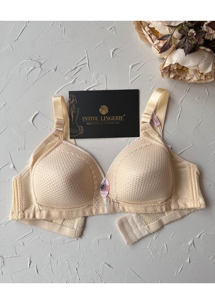 Maria Balensiz Delikli Nefes Alan Aksesuarlı Yandan Destekli Kalın Askılı C Cup Toparlayıcı Sütyen