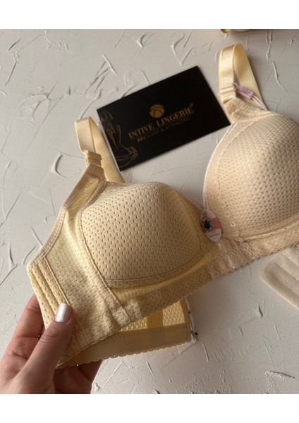 Maria Balensiz Delikli Nefes Alan Aksesuarlı Yandan Destekli Kalın Askılı C Cup Toparlayıcı Sütyen fırsatları