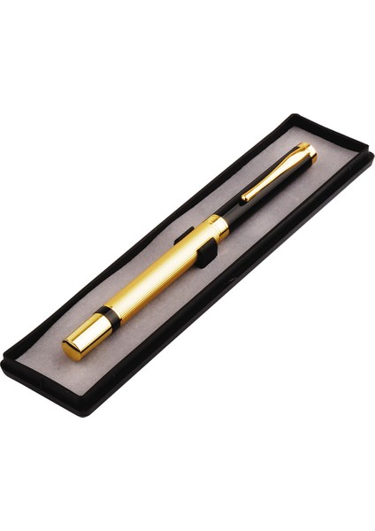 Kutulu Metal Roller Gold Siyah Kalem