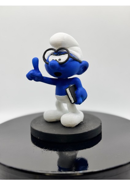 Smurfs Şirinler - Gözlüklü Şirin Figür 15 cm