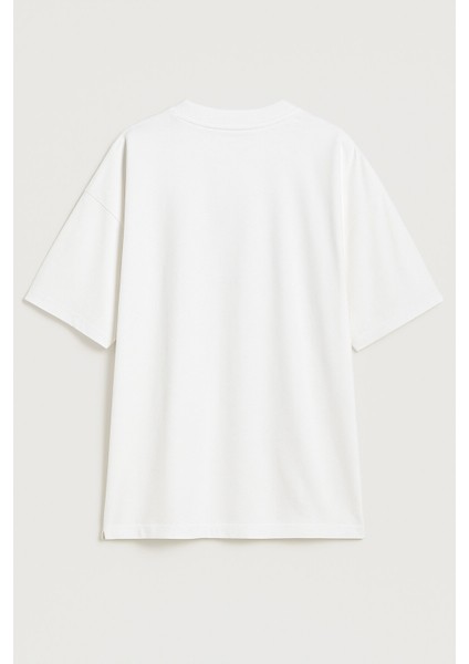 Erkek Bisiklet Yaka Oversize %100 Pamuk T-Shirt fiyatları