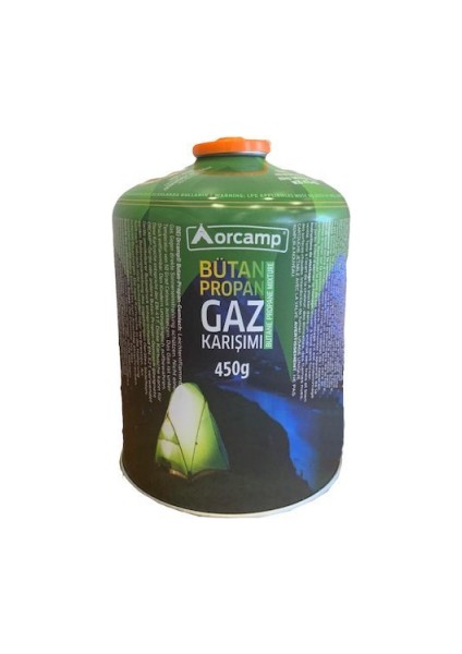 Büyük Tombul Bütan Propan Gaz Kartuş Kore Tipi Ocaklar Için 450GR