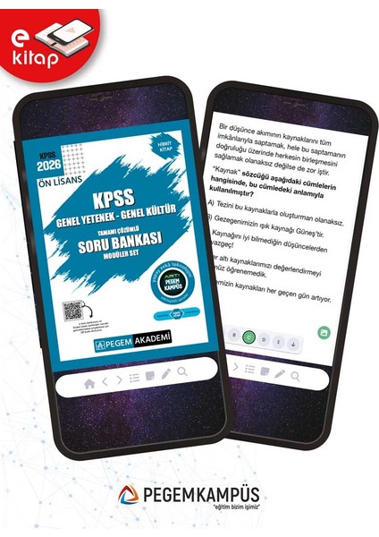 2026 KPSS Ön Lisans Genel Yetenek Genel Kültür Tamamı Çözümlü E-S fiyatları