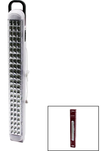 69 LED Fiş Şarlı Işıldak Fener Taşıma Kulplu - Aç Kapa Çekme Ipli