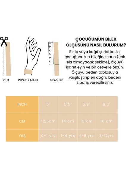 Sarı Charmlı Doğal Taş Çocuk Bileklik – Sitrin Akik Apatit Hematit – El Yapımı