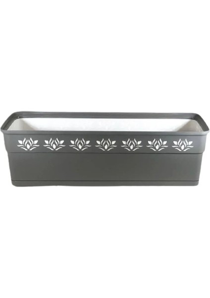 Desenli Saksı 50 cm -Ak 638