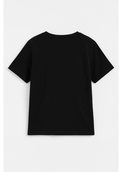 Kadın Bisiklet Yaka %100 Pamuk Blok Baskılı Kısa Kollu T-Shirt fiyatları
