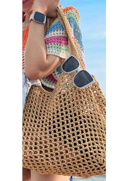 File Çanta El Örgüsü Çanta Plaj Çantası File Plaj Çantası El Örgüsü Plaj Çantası fırsatları