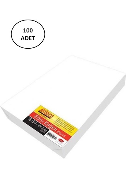 Lisans Ebru Kağıdı (Beyaz) 35*50 110 Gr.