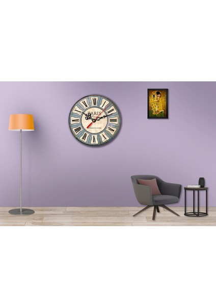 SAAT00338 Ahşap Duvar Saati Ebat 70 cm fiyatları