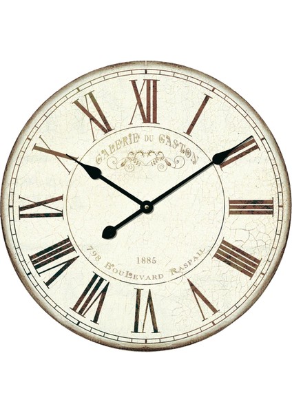 SAAT00433 Ahşap Duvar Saati Ebat 70 cm