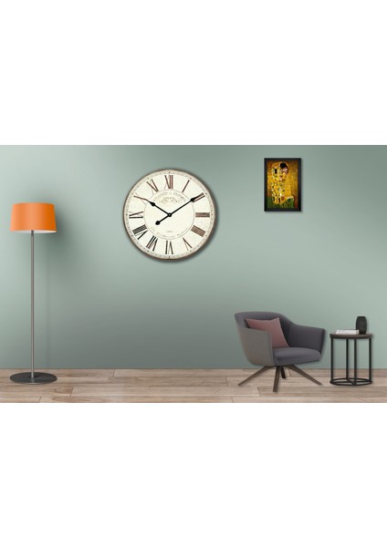 SAAT00433 Ahşap Duvar Saati Ebat 70 cm fiyatları