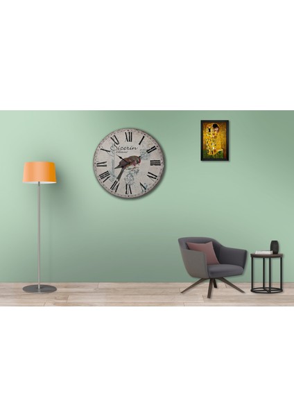 SAAT00012 Ahşap Duvar Saati Ebat 70 cm fiyatları