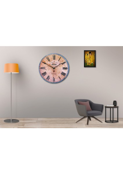 SAAT00059 Ahşap Duvar Saati Ebat 70 cm fiyatları