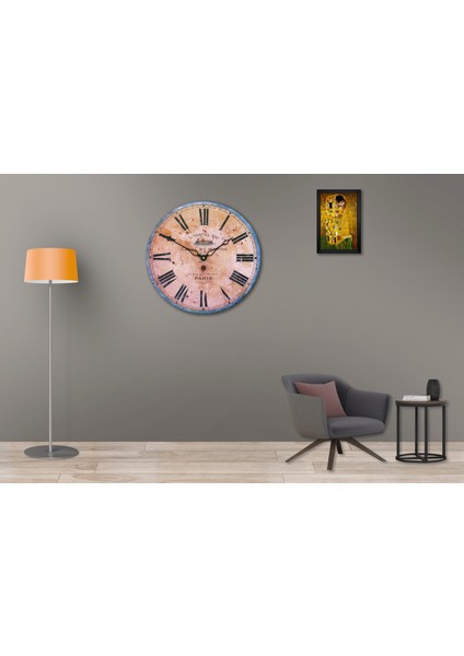 SAAT00059 Ahşap Duvar Saati Ebat 70 cm modelleri