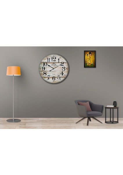 SAAT00097 Ahşap Duvar Saati Ebat 70 cm fiyatları