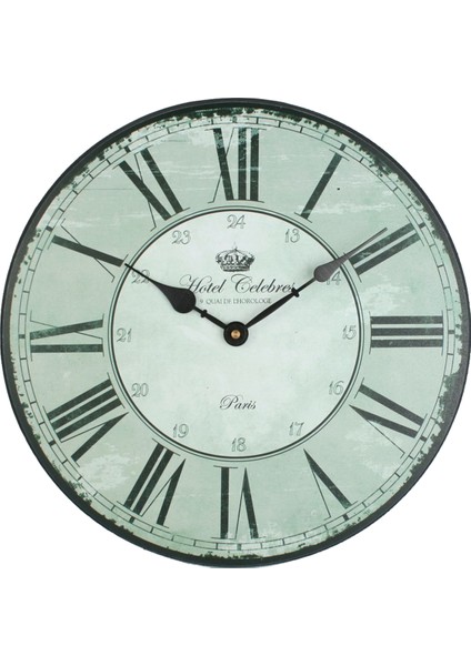 SAAT00431 Ahşap Duvar Saati Ebat 70 cm