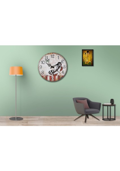 SAAT00072 Ahşap Duvar Saati Ebat 70 cm fiyatları