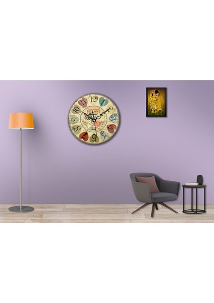 SAAT00227 Ahşap Duvar Saati Ebat 70 cm fiyatları