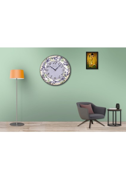 SAAT00068 Ahşap Duvar Saati Ebat 70 cm