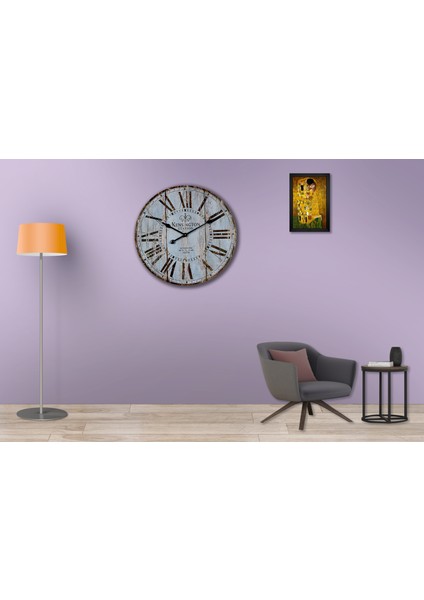 SAAT00078 Ahşap Duvar Saati Ebat 70 cm fiyatları