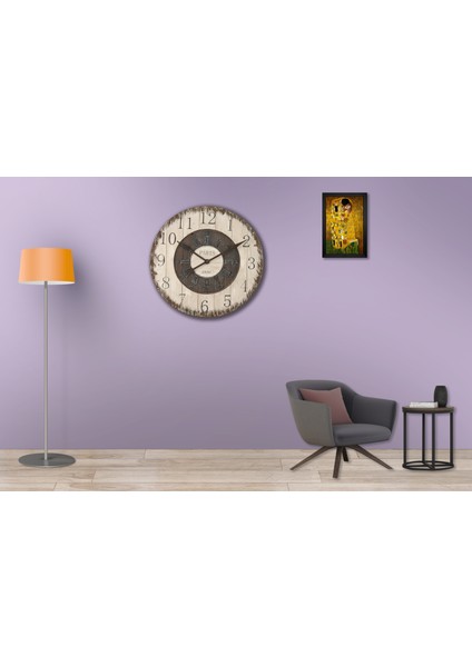 SAAT00187 Ahşap Duvar Saati Ebat 70 cm modelleri