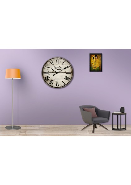 SAAT00255 Ahşap Duvar Saati Ebat 70 cm modelleri