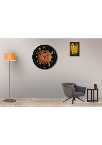 SAAT00146 Ahşap Duvar Saati Ebat 70 cm fiyatları
