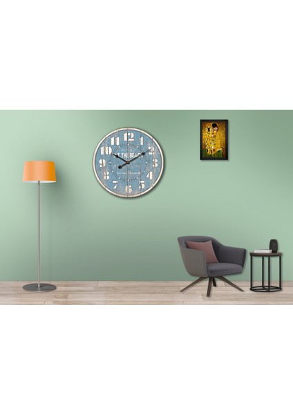 SAAT00367 Ahşap Duvar Saati Ebat 70 cm fiyatları