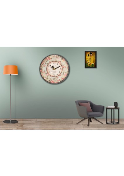 SAAT00420 Ahşap Duvar Saati Ebat 70 cm fiyatları