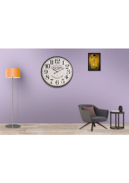 SAAT00102 Ahşap Duvar Saati Ebat 70 cm fiyatları