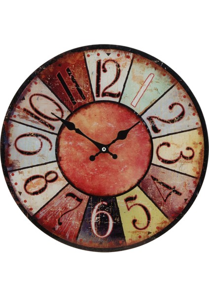 SAAT00108 Ahşap Duvar Saati Ebat 70 cm