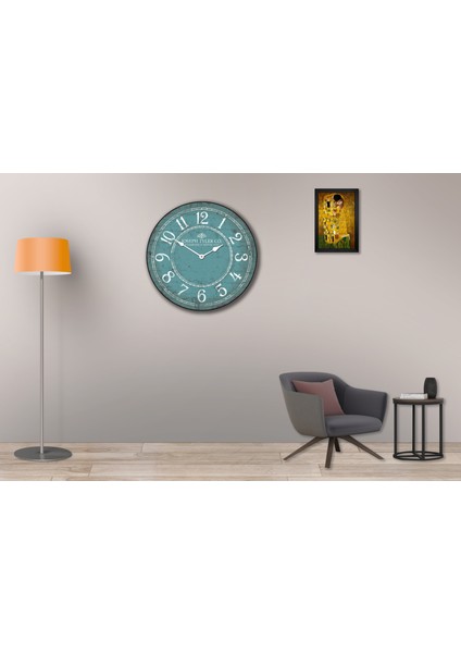 SAAT00143 Ahşap Duvar Saati Ebat 70 cm fiyatları