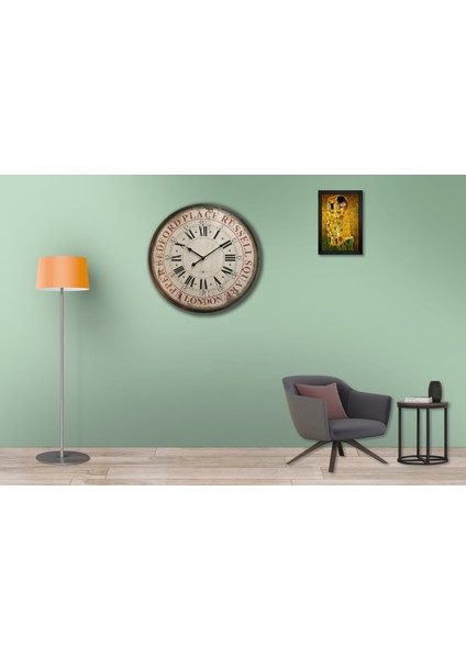 SAAT00160 Ahşap Duvar Saati Ebat 70 cm