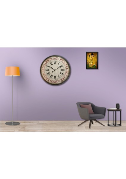 SAAT00160 Ahşap Duvar Saati Ebat 70 cm