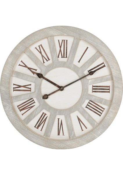 SAAT00326 Ahşap Duvar Saati Ebat 70 cm