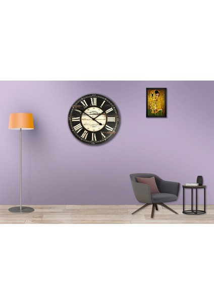 SAAT00339 Ahşap Duvar Saati Ebat 70 cm modelleri