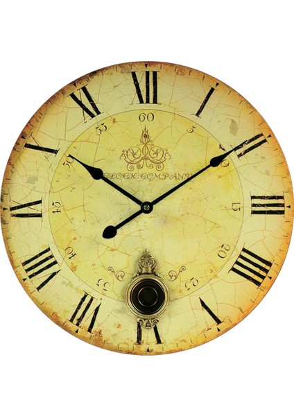 SAAT00396 Ahşap Duvar Saati Ebat 70 cm