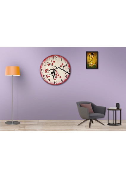 SAAT00453 Ahşap Duvar Saati Ebat 70 cm fiyatları