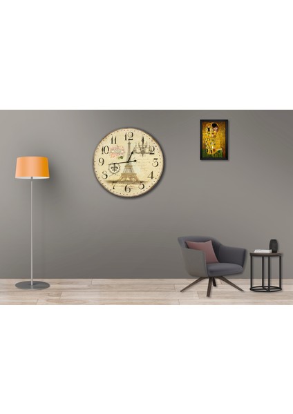 SAAT00351 Ahşap Duvar Saati Ebat 70 cm fiyatları