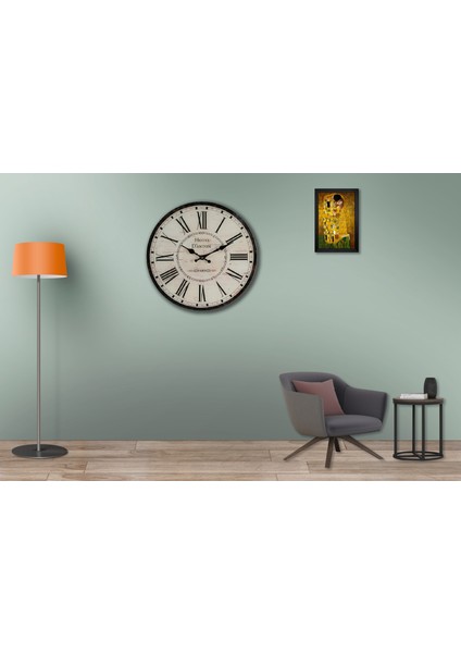 SAAT00390 Ahşap Duvar Saati Ebat 70 cm fiyatları