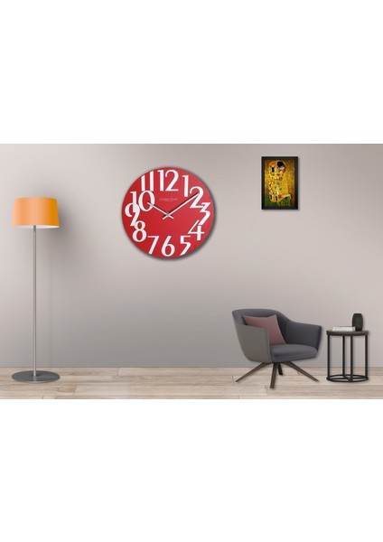 SAAT00019 Ahşap Duvar Saati Ebat 70 cm modelleri